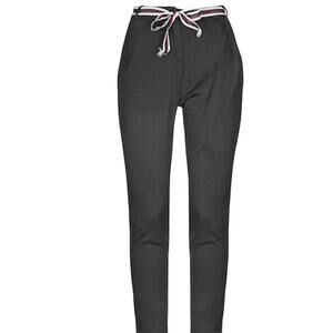 Massimo Rebecchi belted Tweed Pants grey L